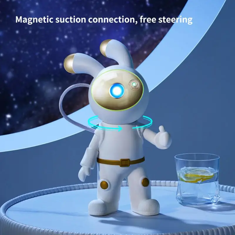 

2023 New Creative Gift Astronaut Star Sky Projection Lamp Full Sky Star Atmosphere Nightlight Astronaut Laser Nebula Lamp