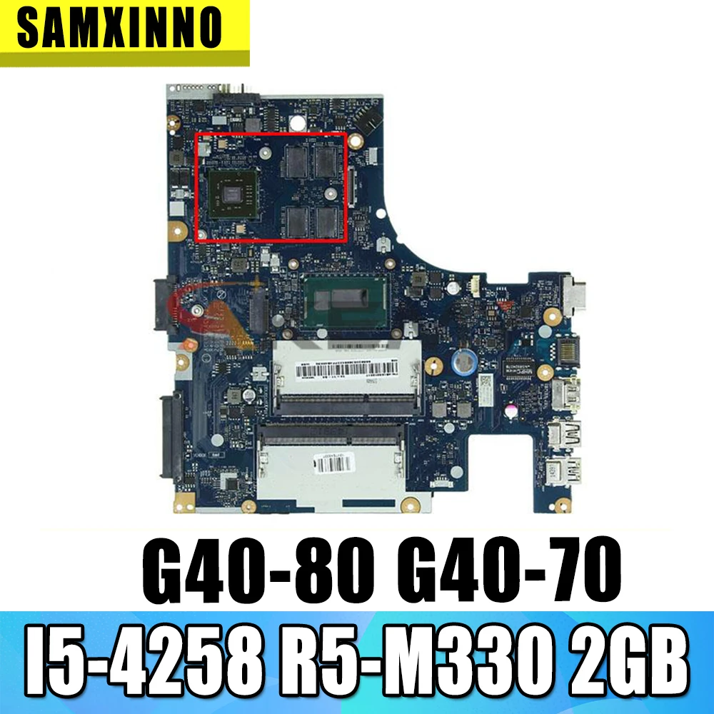 

ACLU3/ACLU4 NM-A361 Laptop Motherboard For Lenovo G40-80 (14-inch) G40-70 Original Mainboard I5-4258 R5-M330 2GB