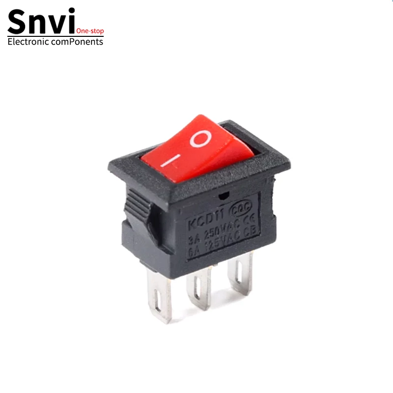 10 шт./лот 10*15 мм SPST 2PIN ВКЛ/ВЫКЛ G130 кулисный переключатель для лодки KCD11 3A/250 В