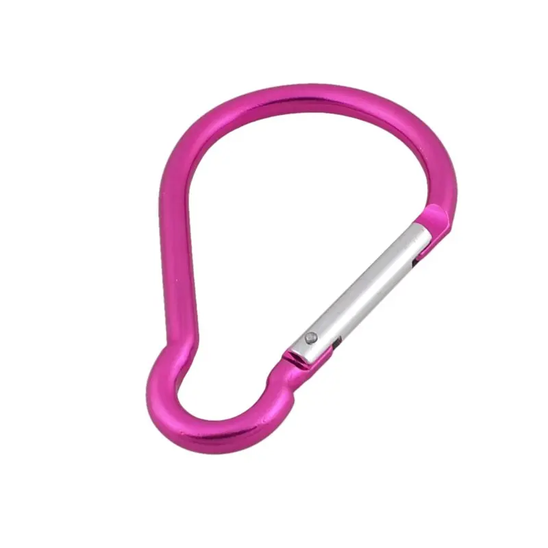 

PCS Fuchsia 4PCS Carabiner Clasp Gourd Shape Hook for Traveling Camping
