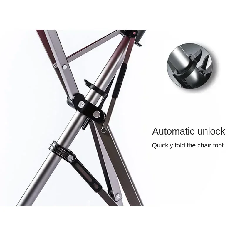 Уличный складной стул-костыль для отдыха пожилых людей легкий нескользящий