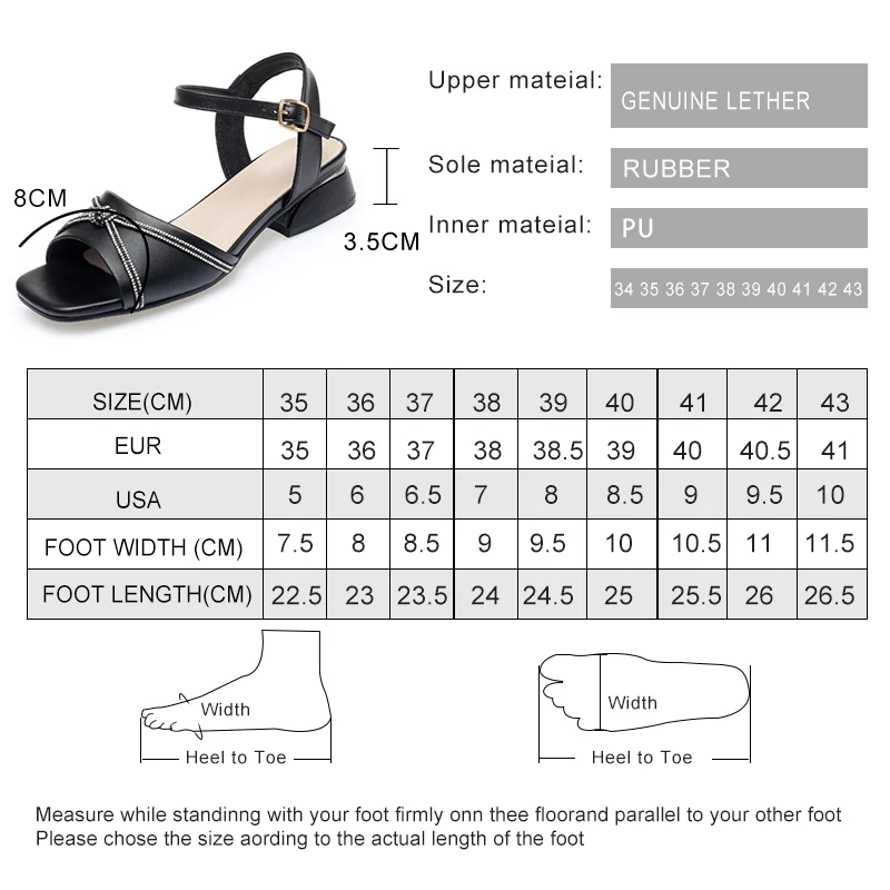 AIYUQI Sandals Women Genuine Leather 2023 Summer Crop Toe Women Sandals Fish Mouth Large Size 41 42 43 Roman Sandals Women