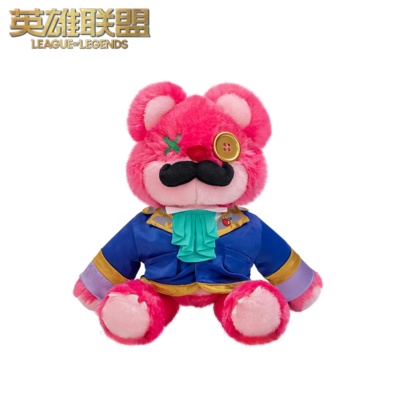 

38Cm League of Legends Annie's Little Bear Pink Tibers Plush Doll Little Bear Ornament Game Surroundings Official Authentic