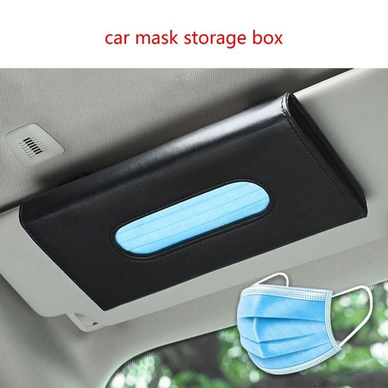 

Автомобильный держатель для салфеток, солнцезащитный козырек, одноразовый держатель для салфеток, кожаный чехол для хранения бумаги для ун...