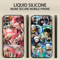 japan anime one piece phone case for xiaomi redmi 9 9t 9at 9a 9c note 9 pro max 5g 9t 9s shockproof shell luxury ultra funda