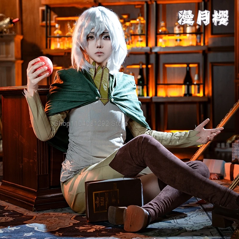 Аниме Delicious in Dungeon Meshi Mithrun Косплей Костюм Парик Униформа Плащ Капитан Хэллоуин