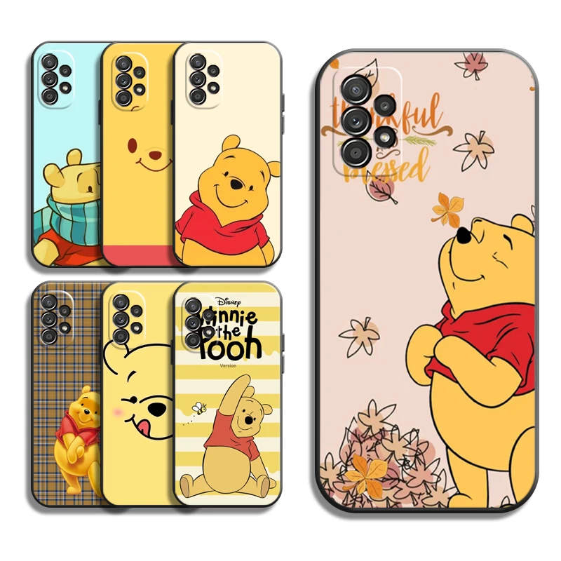 

Disney Pooh Bear Phone Cases For Samsung Galaxy S20 FE S20 Lite S8 Plus S9 Plus S10 S10E S10 Lite M11 M12 Cases Coque Funda