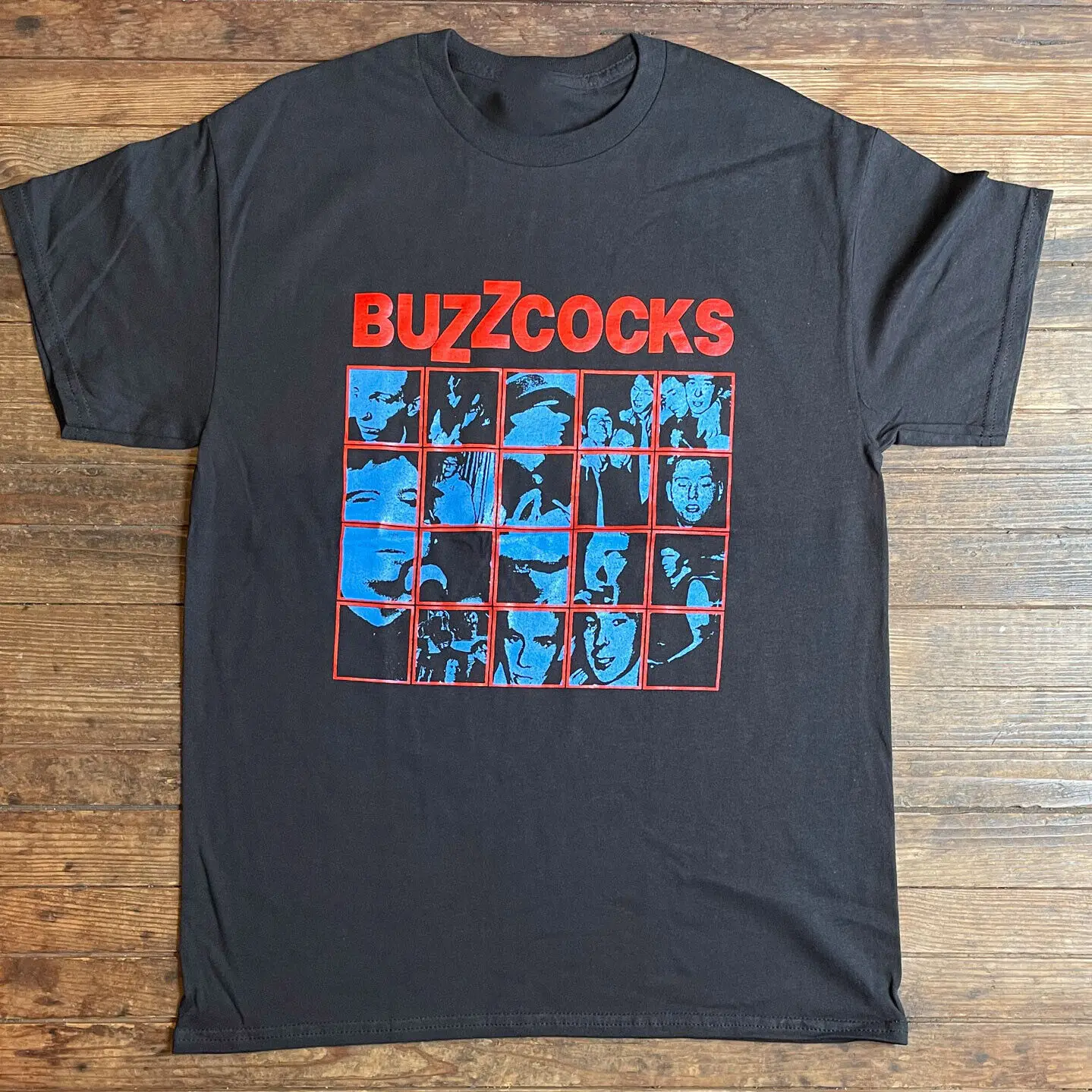 SALE Rare Buzzcocks Band Short Sleeve Cotton All Black Size Shirt |