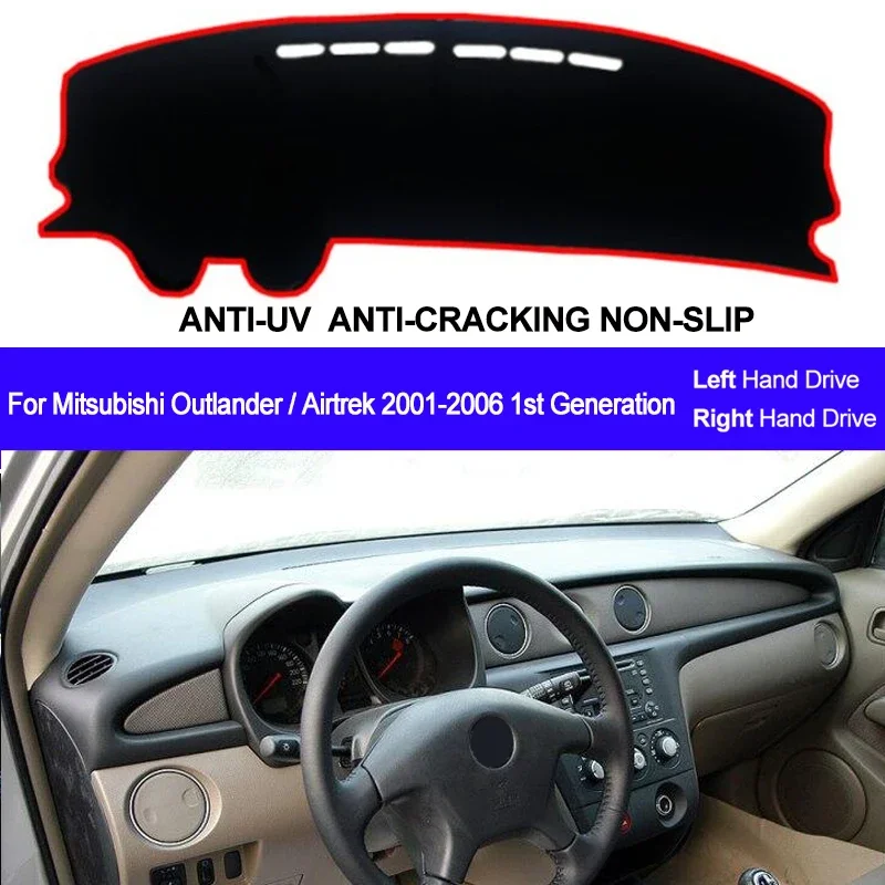 Для Mitsubishi Outlander Airtrek 2001-04 2005 2006 автомобильные аксессуары защитная накладка крышка