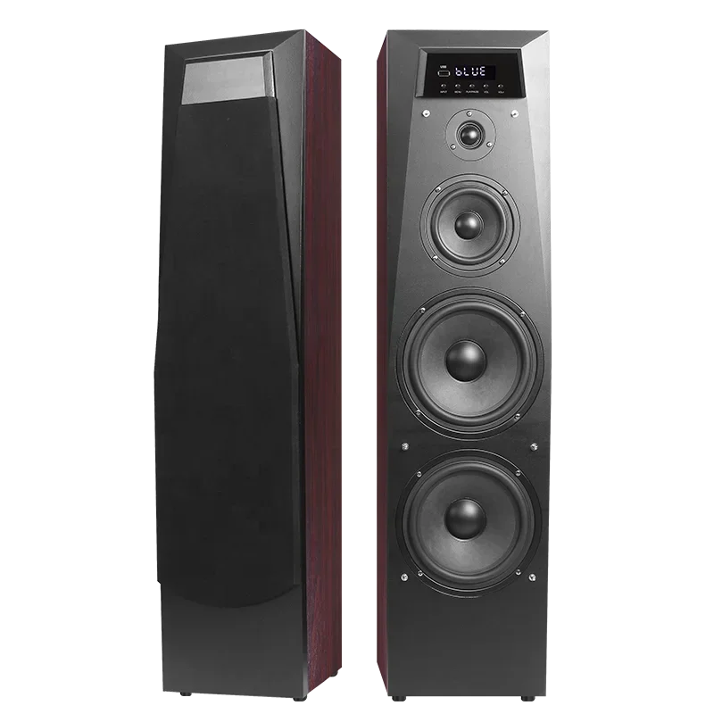 Активные динамики Hyper Sound Напольный динамик с синим зубом Громкий 3-полосный