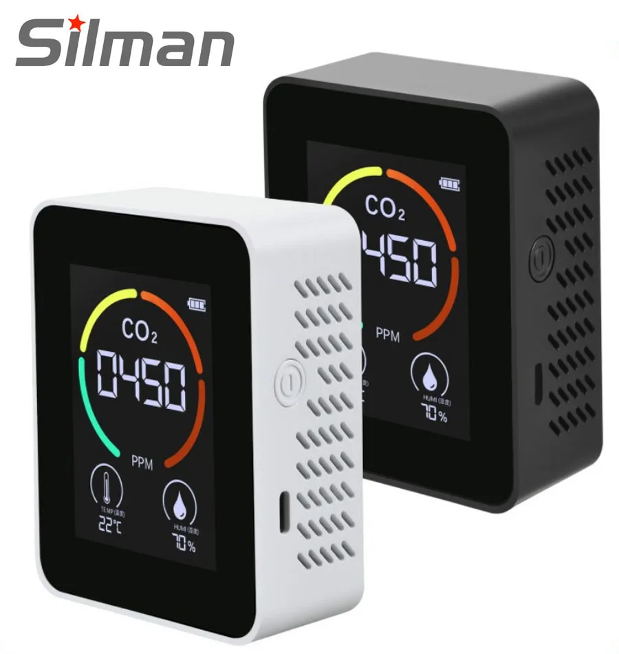 

CO2 Meter CO2 Detector Multifunctional Thermohygrometer Home Intelligent Gas Analyzer Household Digital Air Pollution Monitor