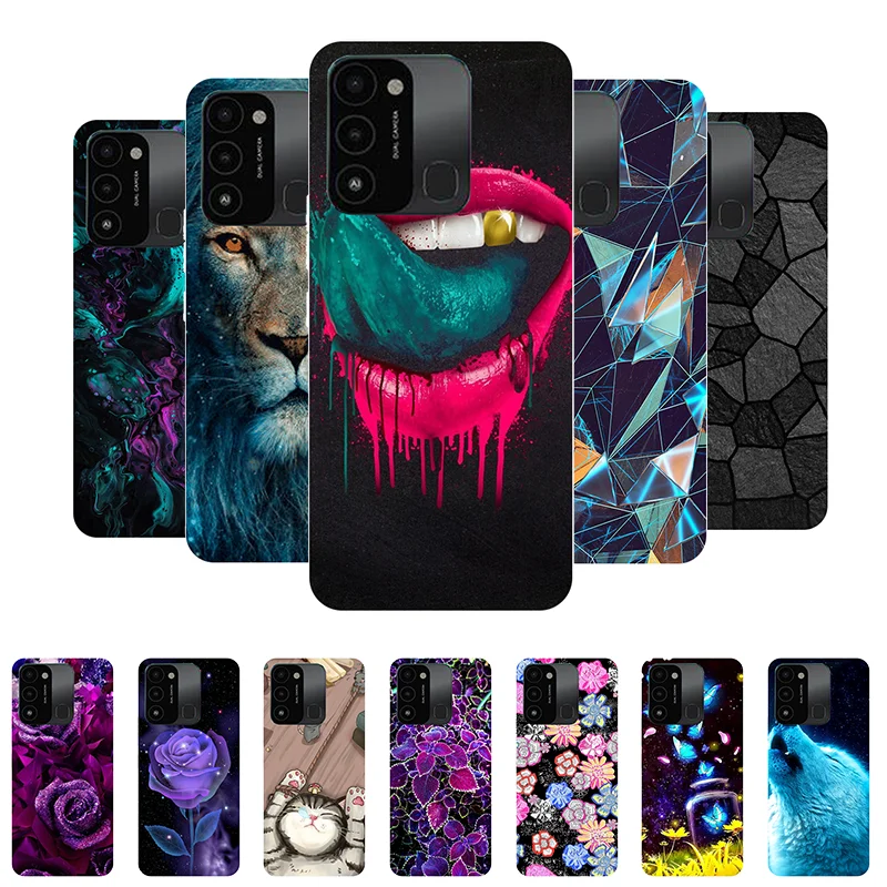 

Phone Case For Tecno Spark 8C Case Bumper Silicone Cover For Tecno Spark 8C 2022 Painted Soft Case for Spark8C 8 C Coque Funda