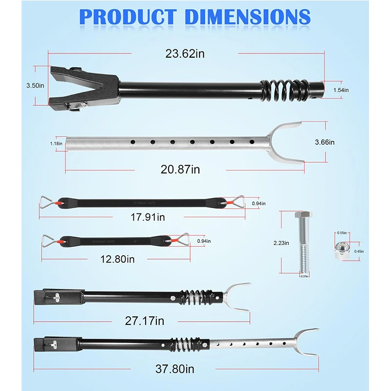 Сверхмощный транспортир для лодок для большинства подвесных моторов мощностью до 150 л.с. — 20,27 дюйма до 30,7 дюйма Регулируемый опорный кронштейн подвесного двигателя (art.: 3920d195d238d) - 3920d195d238d