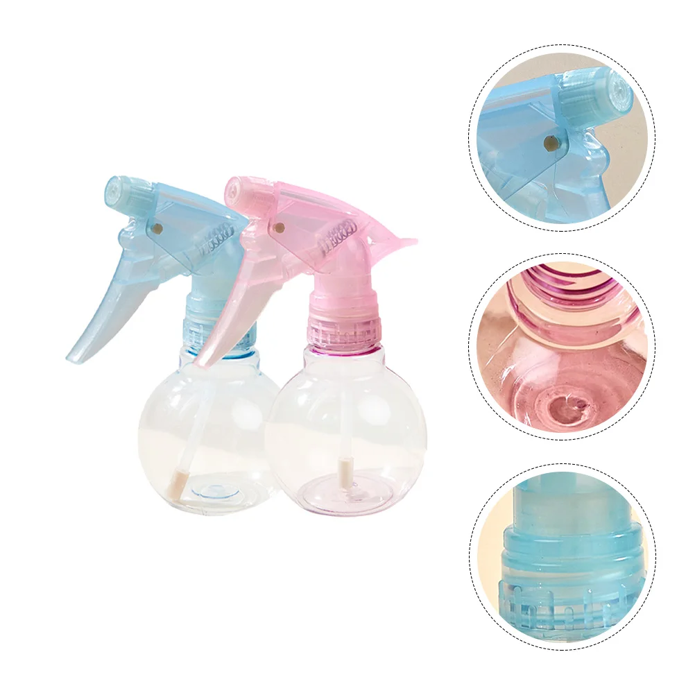 

2 Pcs Hair Spray Bottle Portable Steamer Container Atomizer Travel Bottles Mist Plastic Cosmetics