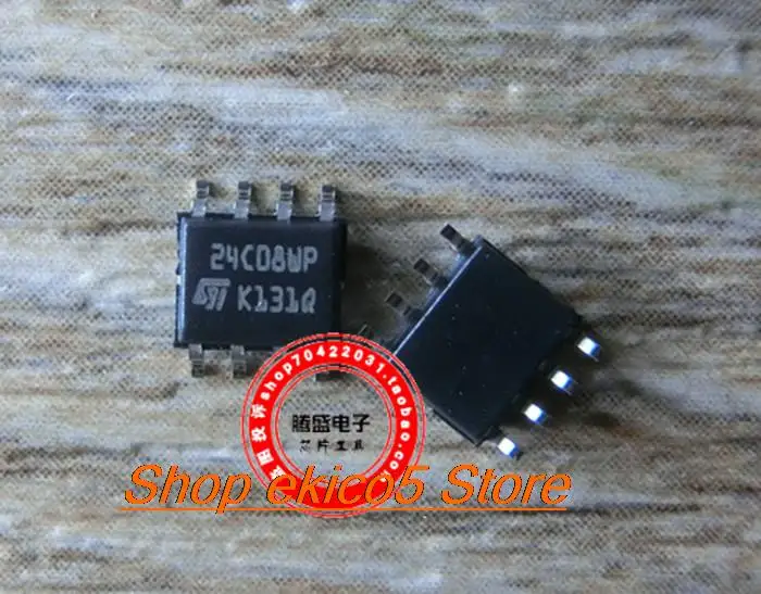 

10 шт., Оригинальные запасные части 24C08WP SOP-8 3 ..