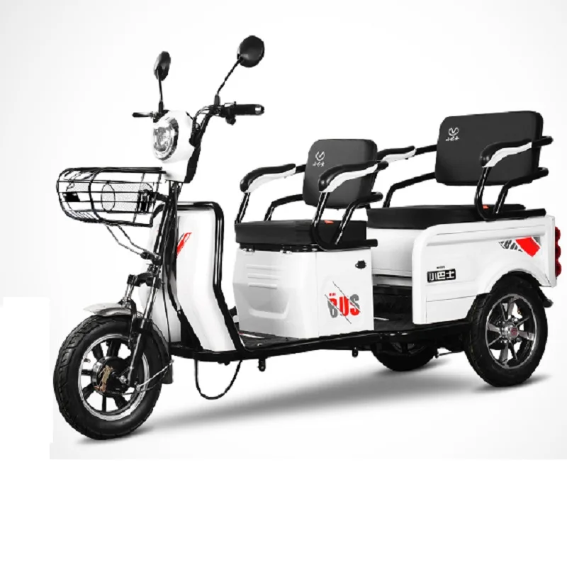 500W 800W 60V 48V 20A 50A Electric Tricycle Pulling Goods Household Old Scooter Ebike Passenger and Cargo Pick Up the Child