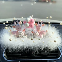 high quality creative cute deer car dashboard decoration interior accessories creative valentines day ladies birthday gifts