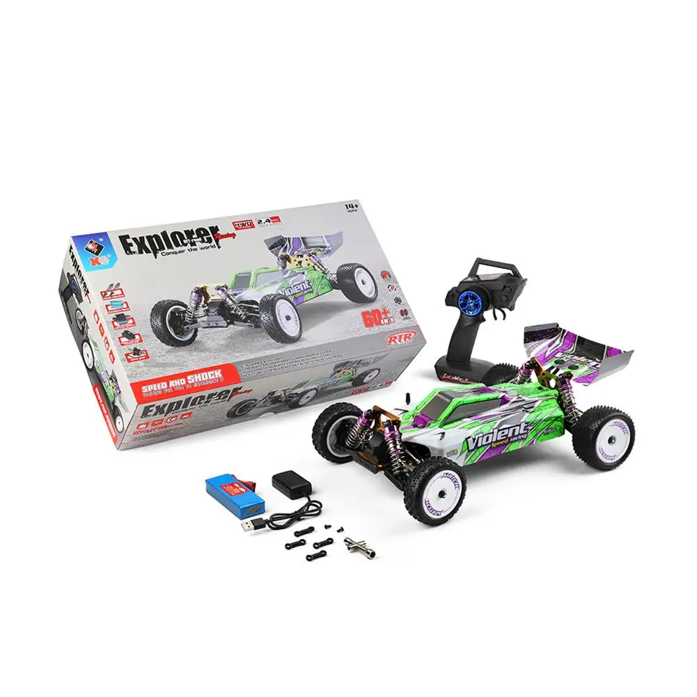 

WLtoys 104002 Rc Car High Speed 60km/h 1/10 2.4ghz 4wd Racing Car Rtr Toy With Brushless Motor Metal Chassis For Kids Boys