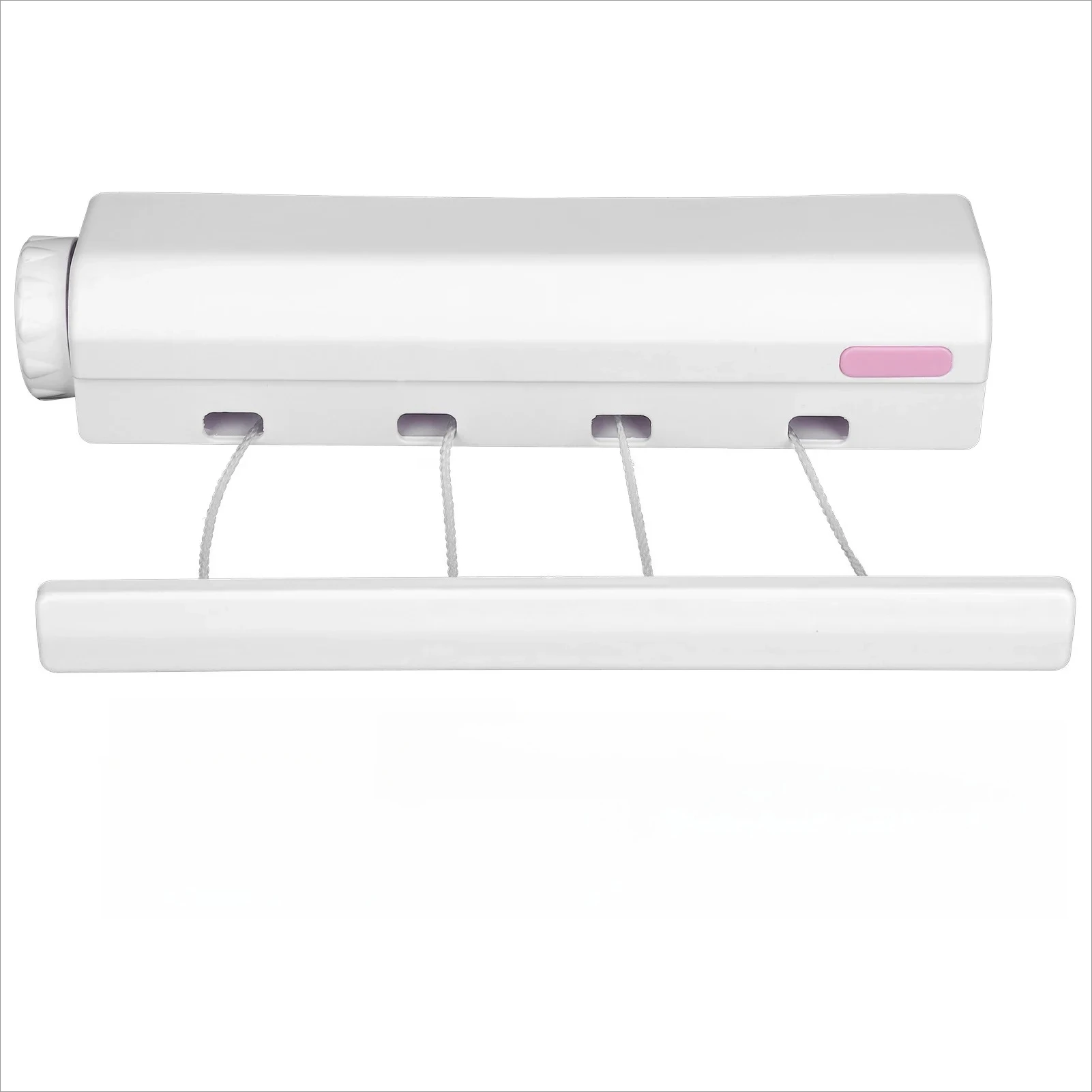 Пластиковая выдвижная бельевая веревка 4/5 линий