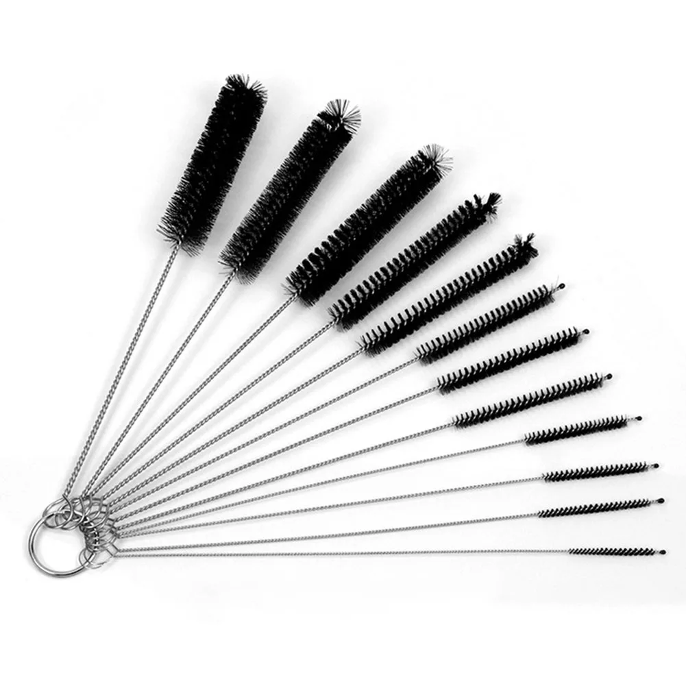 

Nylon Straw Cleaning Brush Hangable Soft Bristles Straw Cleaner For Kitchen