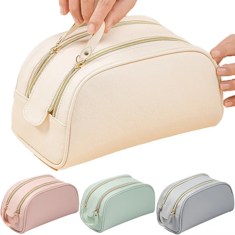 

Portable Cosmetics Storage Bag Simple Candy Travel Makeup Bag Women's Large Capacity Wash Bag