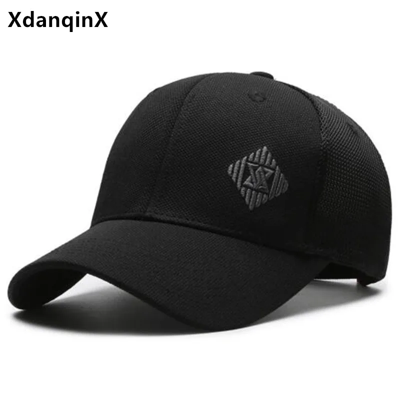 

Snapback Cap Summer Men's Cap Breathable Mesh Cap Extended Brim Baseball Cap Women's Hat Sunscreen Beach Hat Camping Fishing Cap