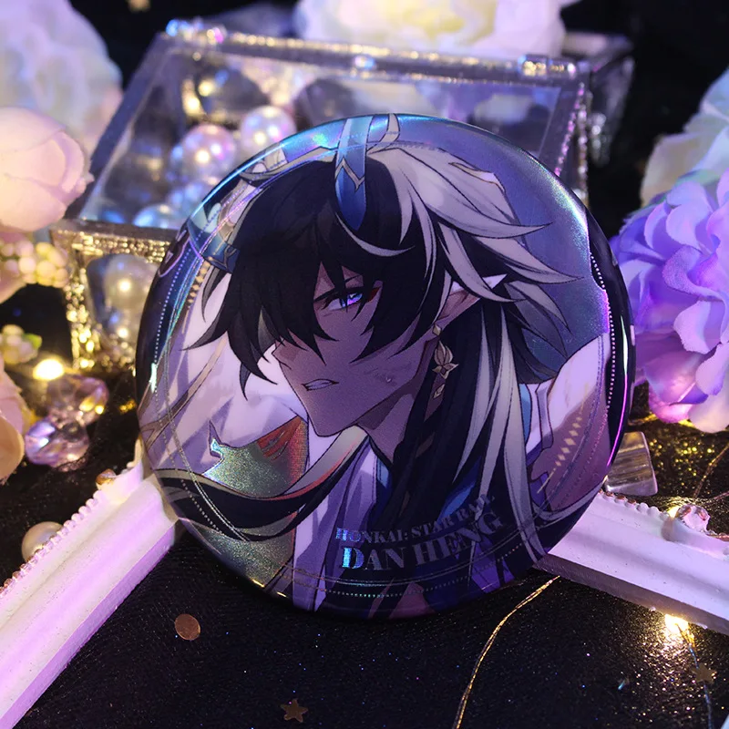 Honkai: Star Rail аниме фигурки Dan Heng lmbibitor Lunae Kafka изысканный металлический значок