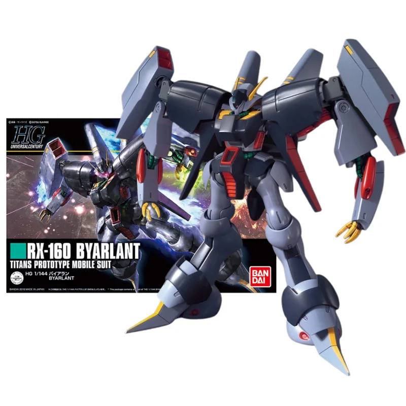 

Оригинальная модель Bandai Gundam, Комплект аниме-фигурок Hguc 1/144 RX-160 Bayarlant, Коллекционная модель Gundam, аниме экшн-фигурка, детские игрушки