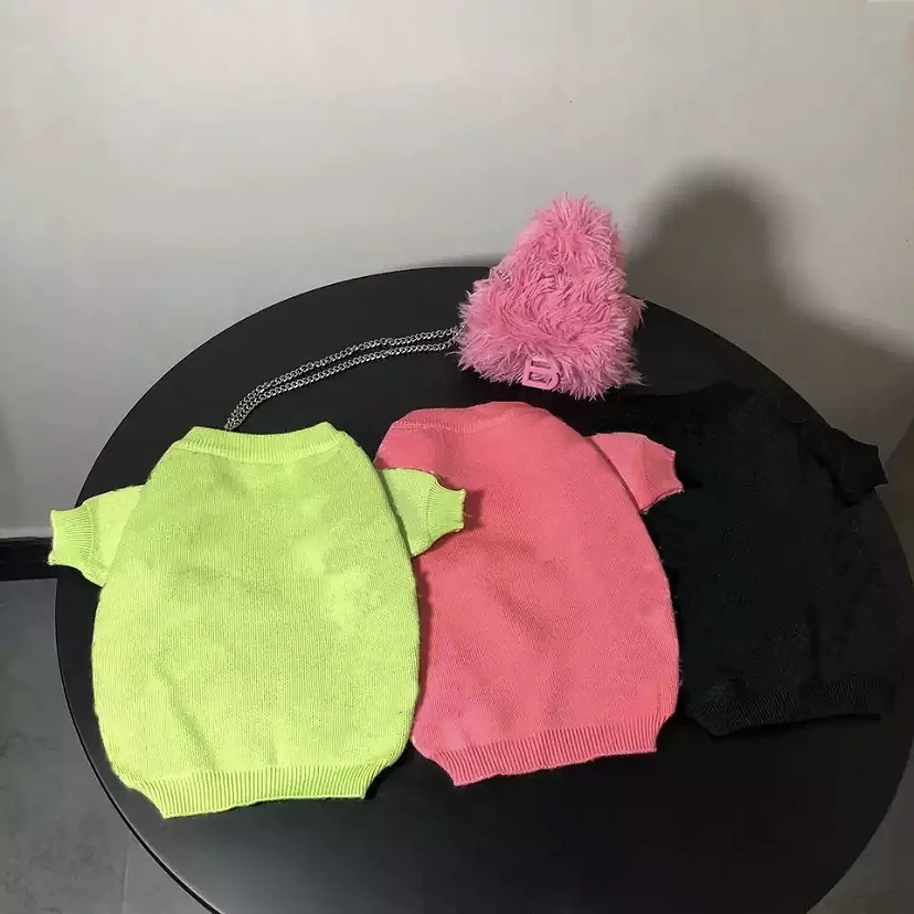 Luxury Dog Clothes French Bulldog Warm Sweater Cat Winter Clothes Pet LY0152