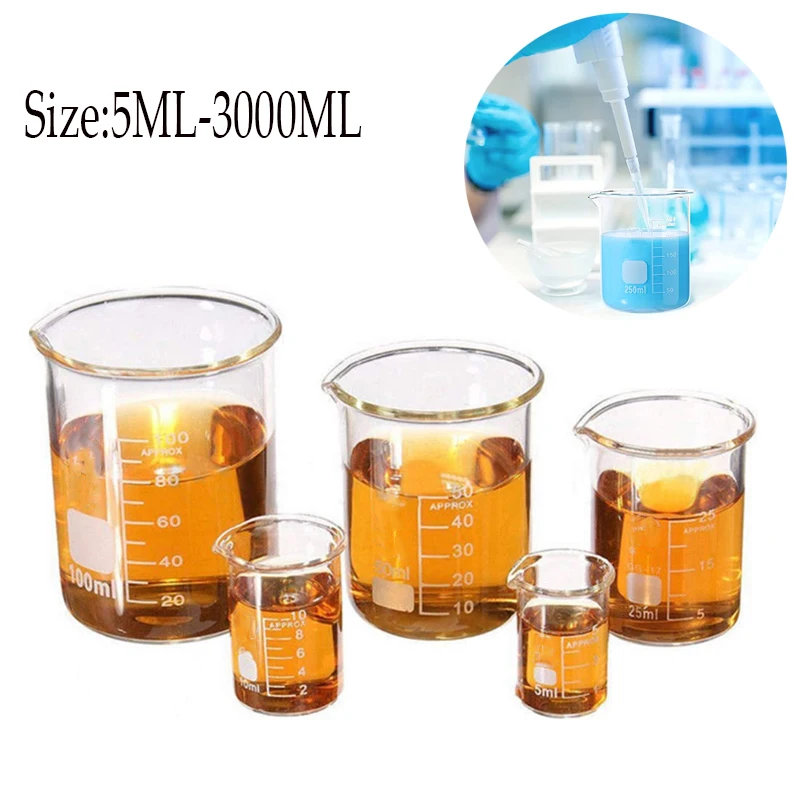 

Градуированные стаканы Pyrex 3000-5 мл
