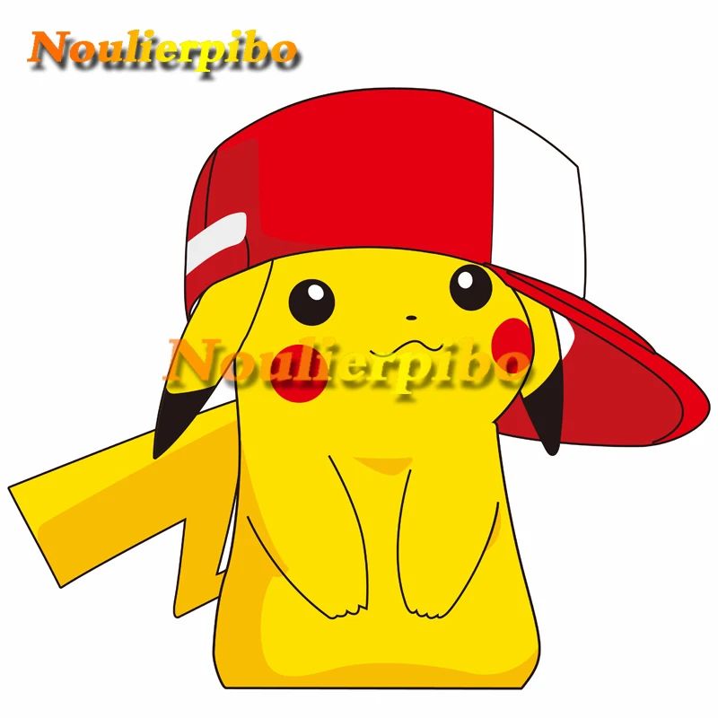 Изысканные аниме автомобильные наклейки Покемон Пикачу ПВХ украшение кузова