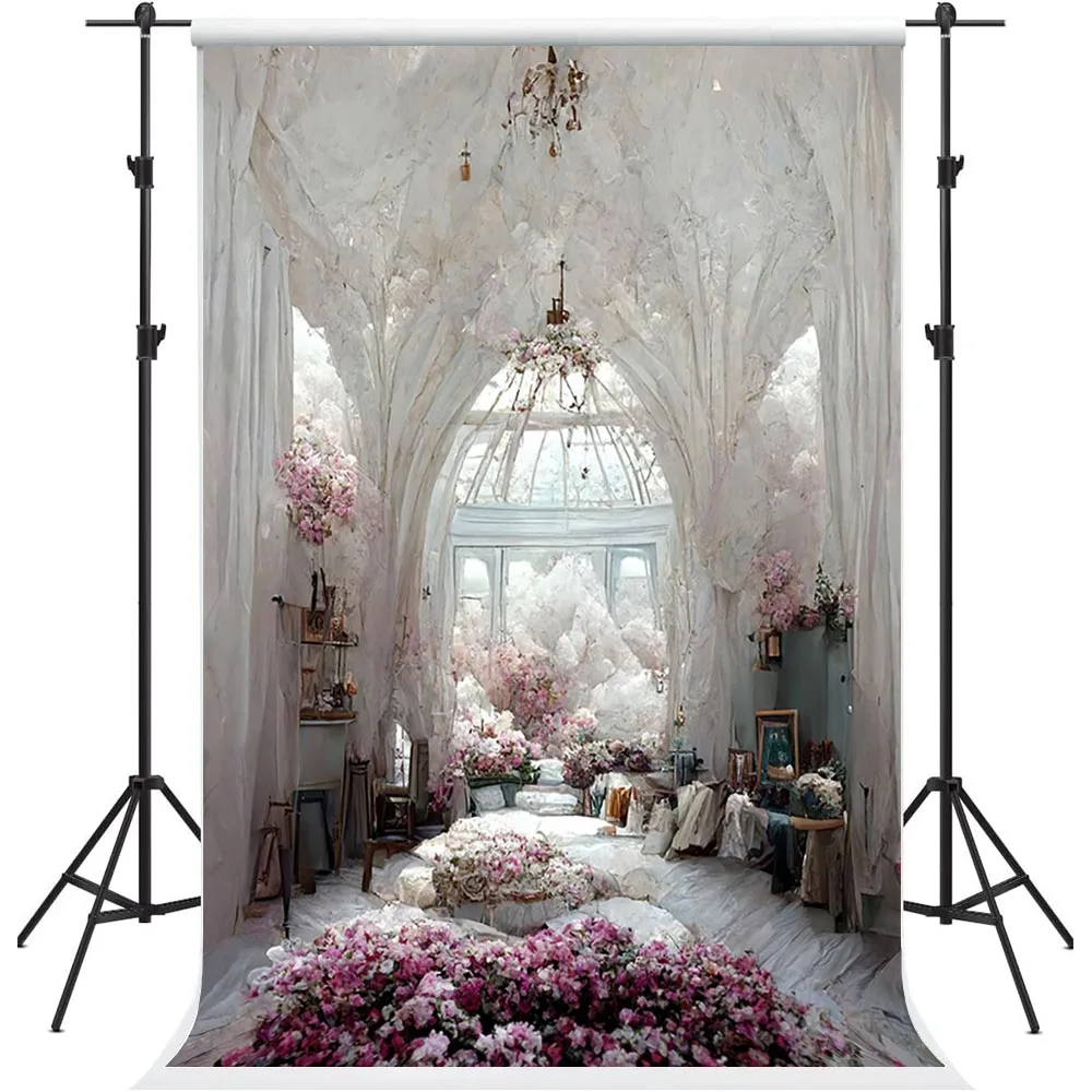 

Mehofond Photography Background Inerior Room Flowers Window Girl Birthday Party Adults Art Portrait Decor Photo Backdrop Studio