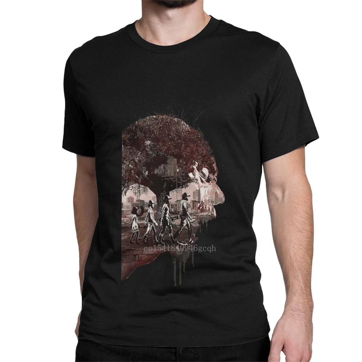 

Men The Walking Dead Clementine Walker T Shirts Zombie Horror Cotton Clothing Cool Short Sleeve O Neck Tee Shirt 6XL T-Shirt