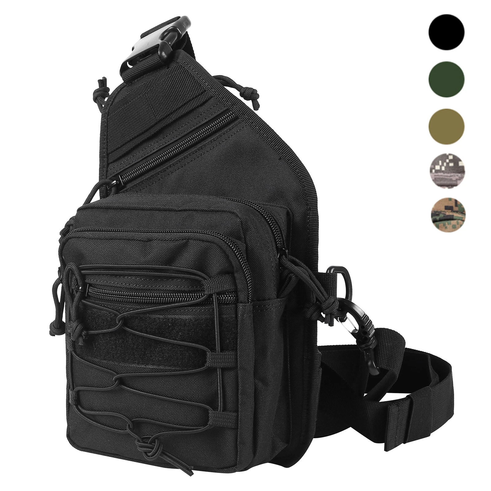 

Tactical Shoulder Bag with Gun Holster Concealed Handgun Carry Holder Military Pistol Gun Bag Backpack Hunting Sling Chest Pack