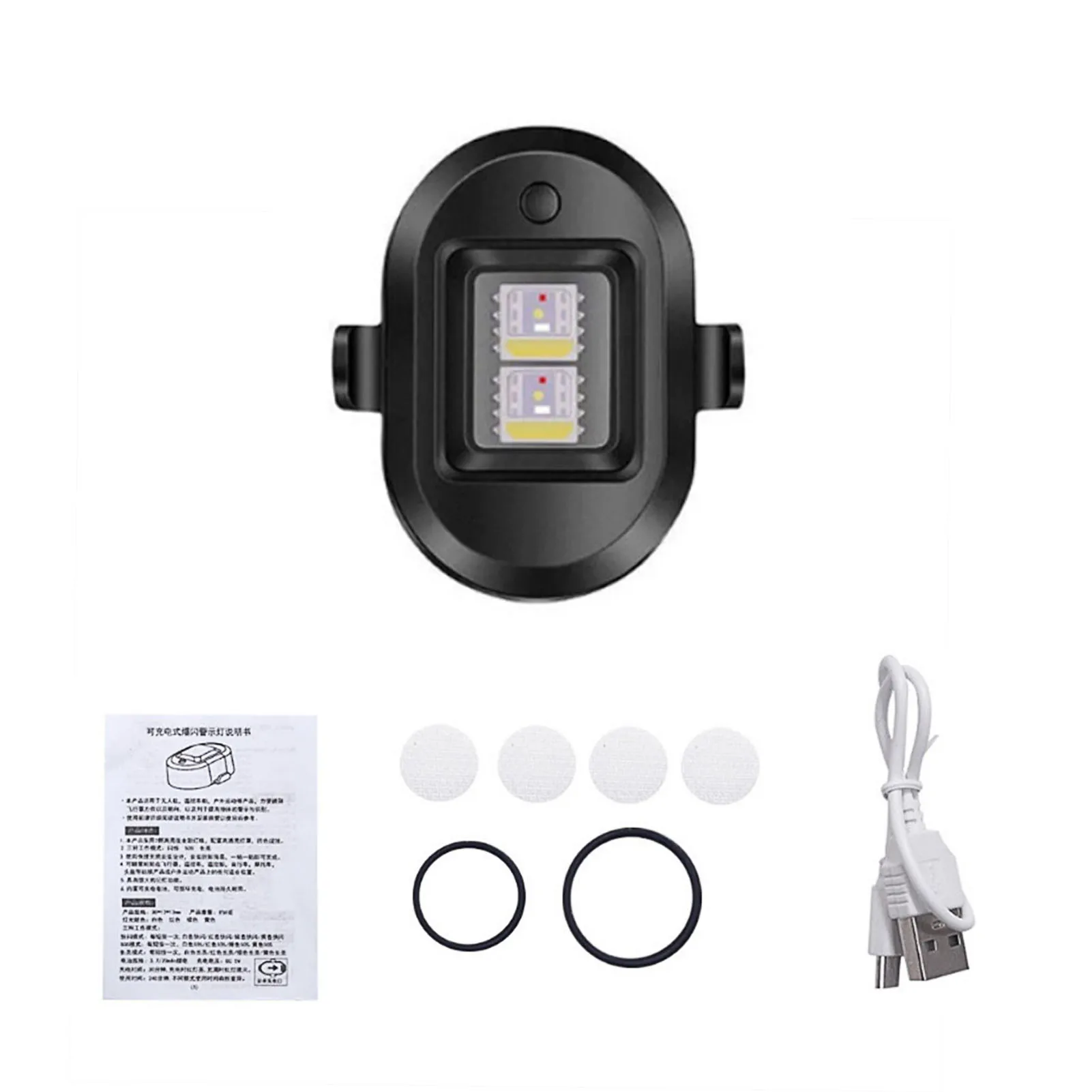 

Стробосветильник для дрона с защитой от столкновений, стробосветильник с видимостью на 360 градусов для дрона, летающий ночью стробоскоп с в...