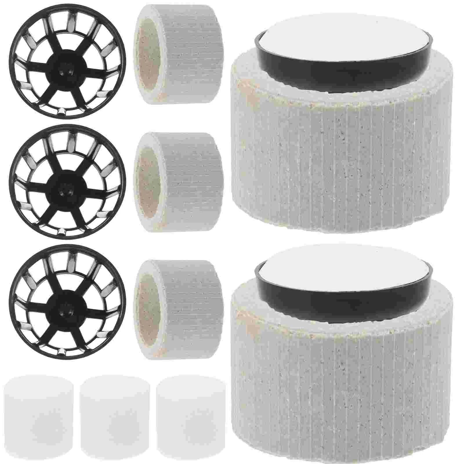 

5 Sets Ceramic Water Plants Ring Fish Bowl Tank Decors Rack Aquatic Biological Breathing