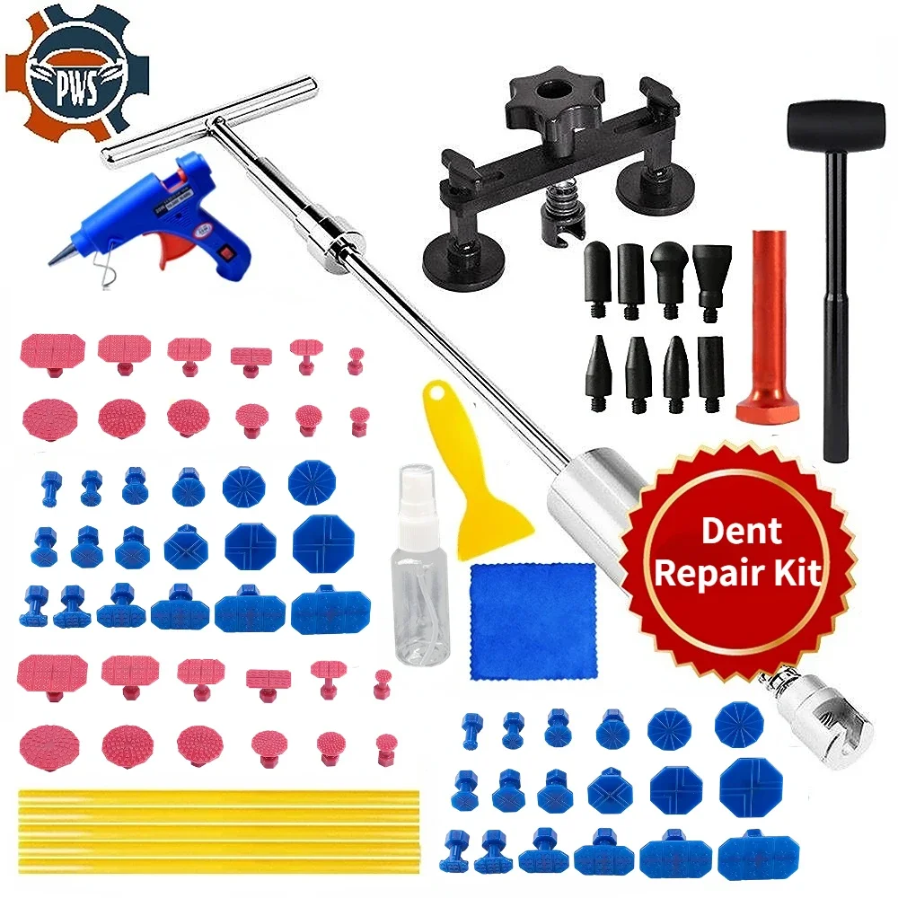 

Professional Auto Paintless Dent Repair Tools Car Dent Repair Kit Dent Removal Kits Dent Remover Dent Puller for Cars Vehicle