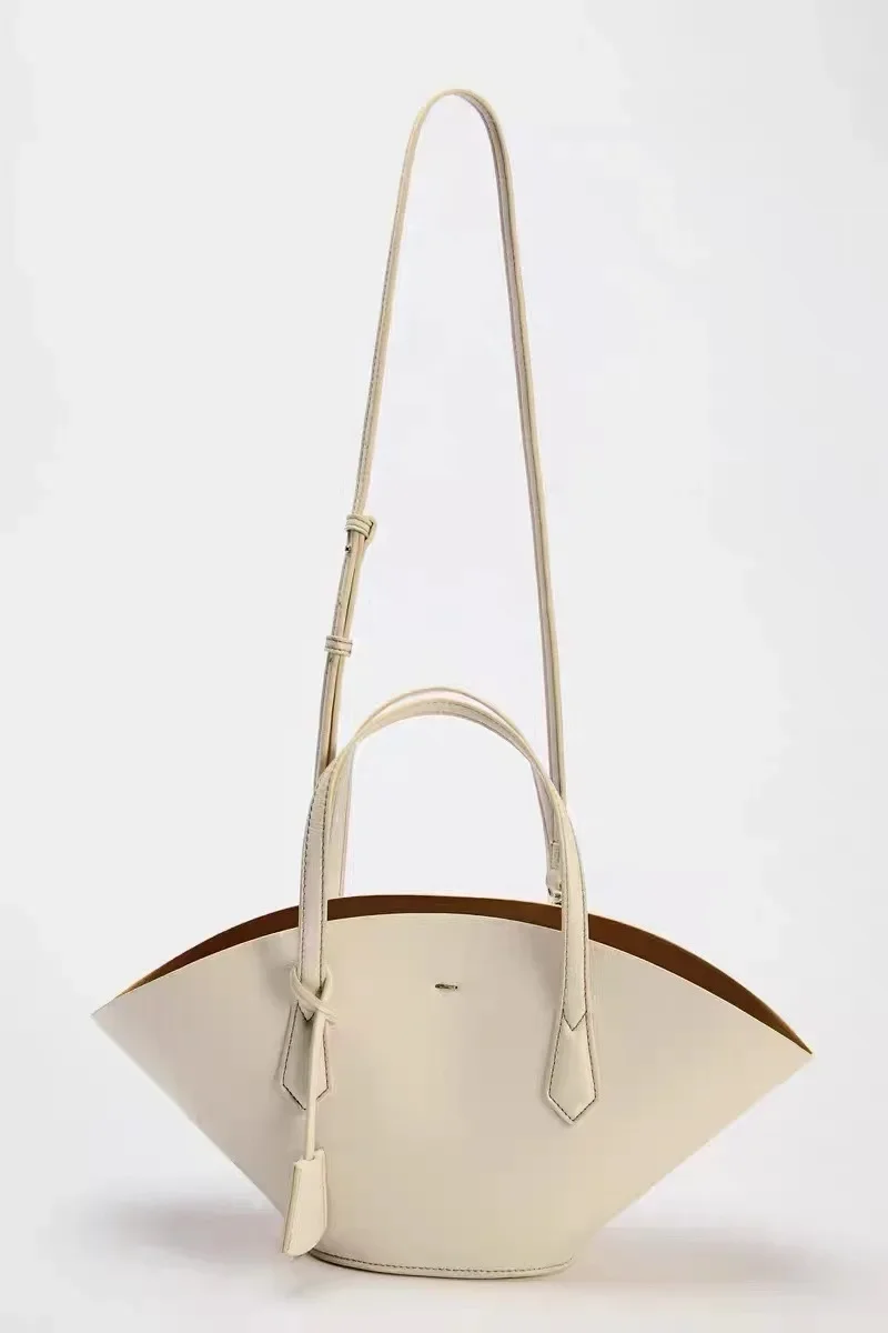 Женская сумка-тоут ZA RA 2024 с ручкой в виде веера