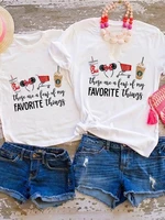 disney t shirts women mickey series the snacks summer creativity new products family look outfits parent child tshirts trendy