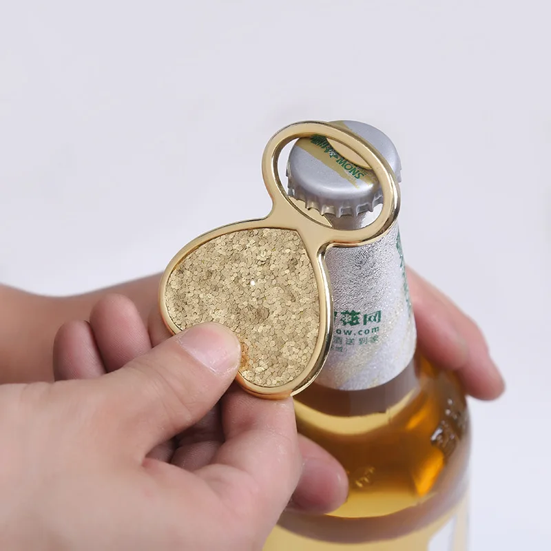 

Party Favors Beer Bottle Opener Funny Wedding Favors for Guests Zinc Alloy Heart Shape Bottle Opener Kitchen Tools Accessories