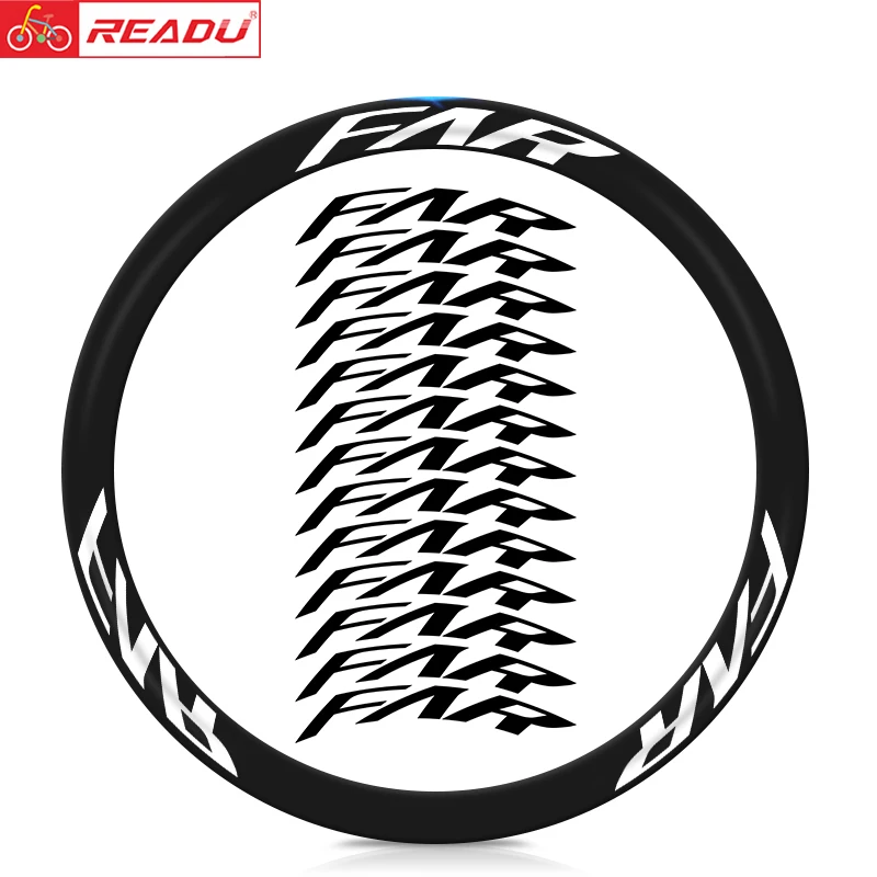 

READU Road bike S3S4S6 35/45/56Disc RIM sticker bicycle wheel set stickers bicycle waterproof sunscreen cycling decals