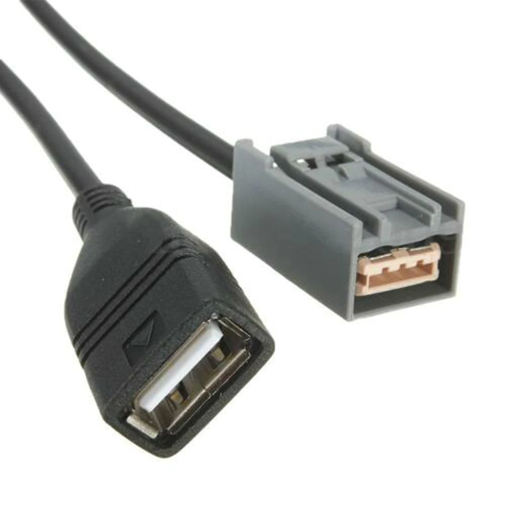 

Female Cable Cable USB2.0 For Jazz For Odyssey Read Flash Drives AUX Black Charges The Device Fit 2008 Onwards