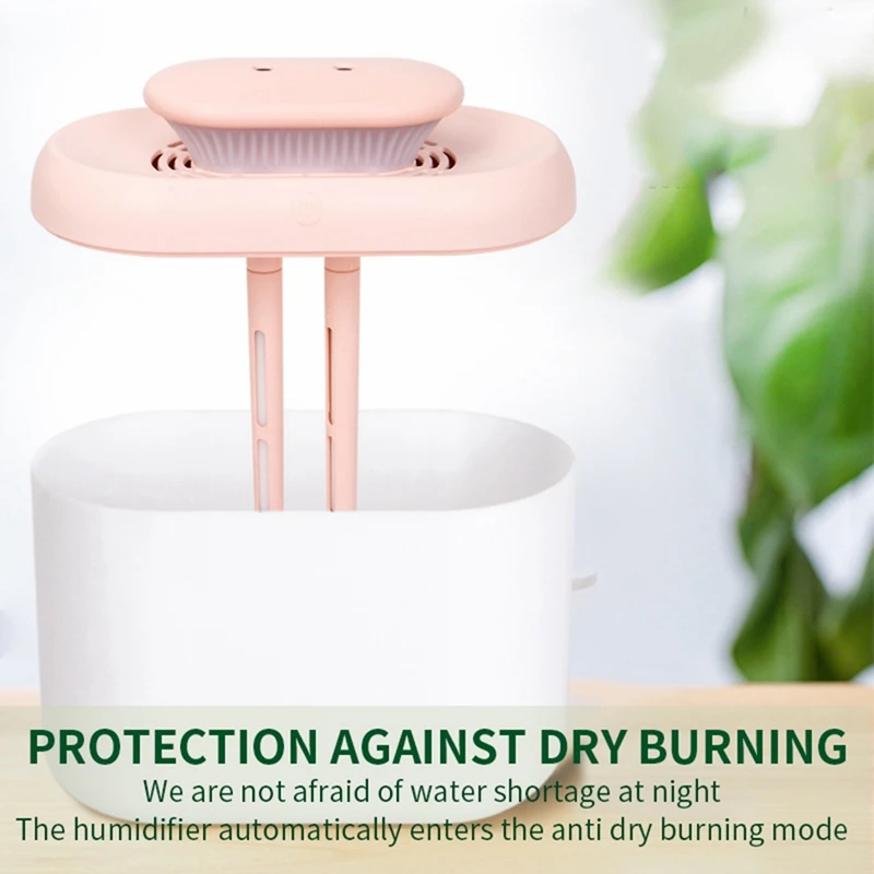 

Large Mist Mini Humidifier Room Long-Lasting Moisturizing Humidifier Aroma Diffuser Desk Humidifier For Bedroom Office