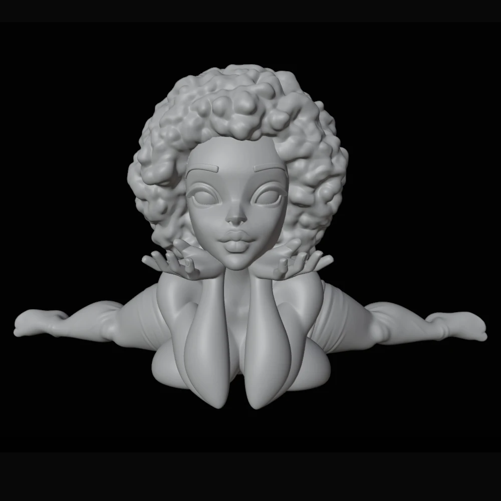 Модель 3d печати 1/24 набор для красоты йоги разрезы красота NSFW аниме сборки фигурки