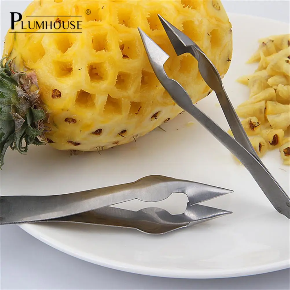 

Creative Practical Stainless Steel Cutter Pineapple Eye Peeler Pineapple Seed Remover Clip Home Kitchen Fruit Tools Digging Tool