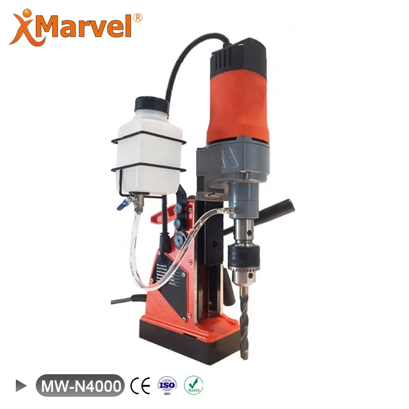 MW-N4000 40mm high portable performance gears prolonged life reversible magnetic drill