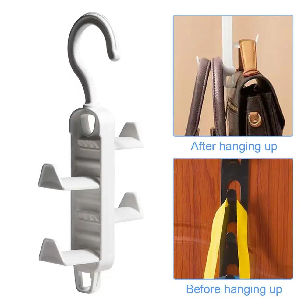 Вешалка для хранения сумок U1P9 без следов с перфорированным крючком одежды