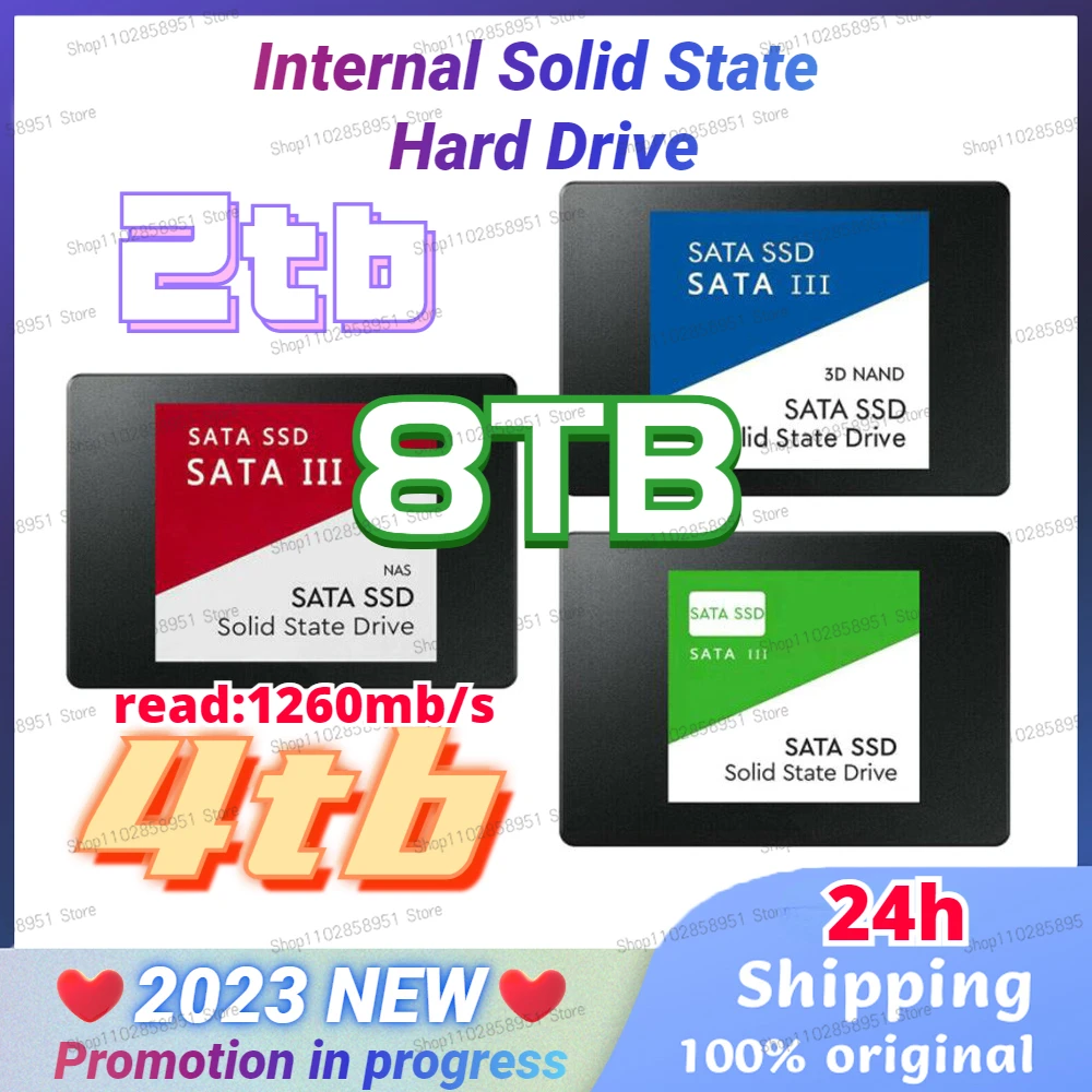 

4TB High Speed 1TB 4TB Hard Disk SATA3 2.5 inch 2TB SSD nvme m2 Internal Solid State Hard Drive 2.5” HDD for Computer Laptop PC