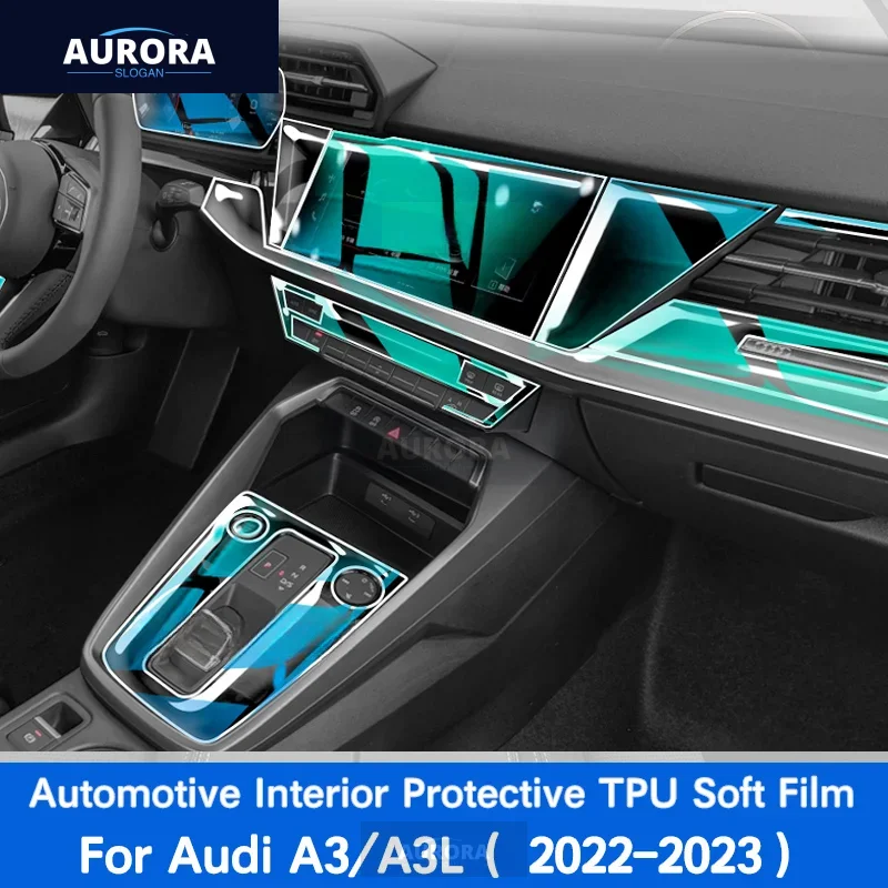 Внутренняя центральная консоль для Audi A3 8Y 2022Car прозрачная фотопленка ремонта от