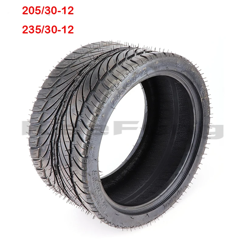 

205/30-12 235/30-12 R12 Tubeless Tire Tyre Flat Running rubber For ATV QUAD Buggy 200cc 250cc 800cc Accessories